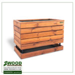 گلدان چوبی مستطیل شامادورا - برندzwood - Image 6