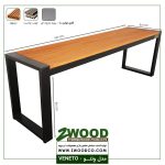 نیمکت پارکی ونتو-ابعاد