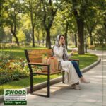 نیمکت چوبی فلزی ایمولا
