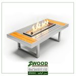 میز آتشدان گازی