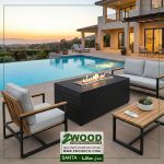 میز اتشدان مستطیل