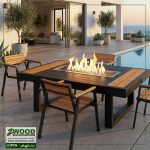 میز و صندلی آتشدان