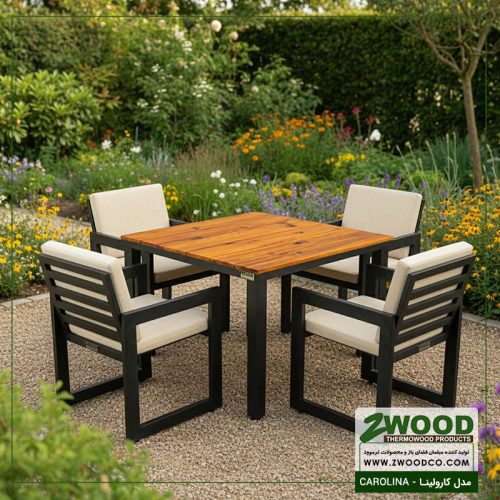 میز و صندلی باغی فلزی